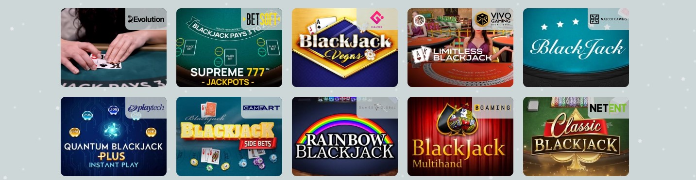 Blackjack en vivo en CryptoBetSports