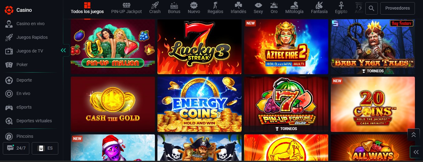 Tragamonedas online PinUp Casino